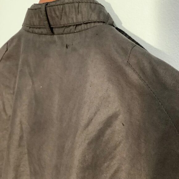 Men’s Vintage Member’s Only Jacket Size 40 Gray Full Zip Lined Classic 80s Style - Picture 5 of 12